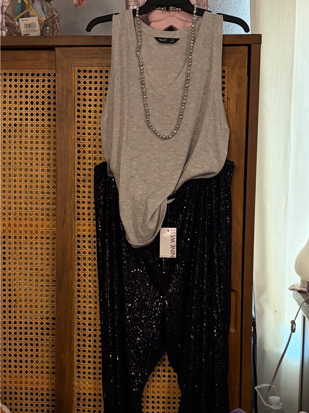 Simply Vera Vera Wang Beige Knit Sweater
